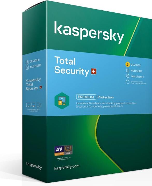 Produktbild Kaspersky Total Security (3 User, 12 Monate)