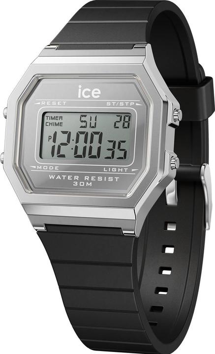 Image du produit ICE Watch ICE-Watch ICE digit retro - Metal silver mirror - Black - Small Montre (32 mm)