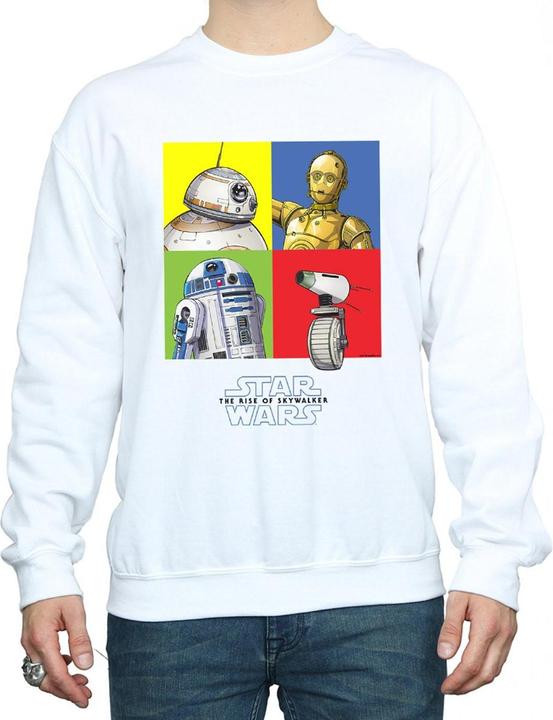 Produktbild Star Wars The Rise Of Skywalker Droid Squares Sweatshirt (XL)