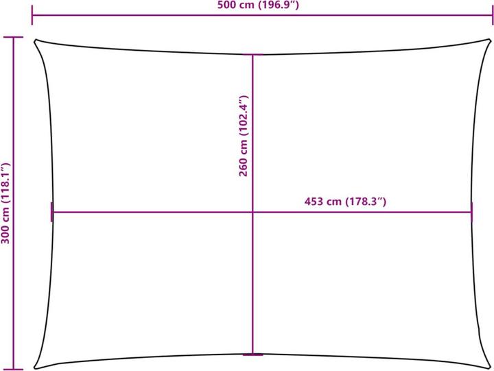 Actual product image VidaXL Awning (300 x 500 cm)