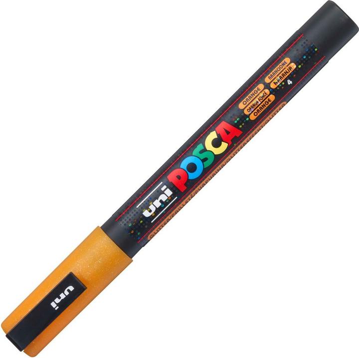 Image du produit Posca Marqueur PC-3M pointe ogive (Orange Pailletée, 1.30 mm, 1 x)