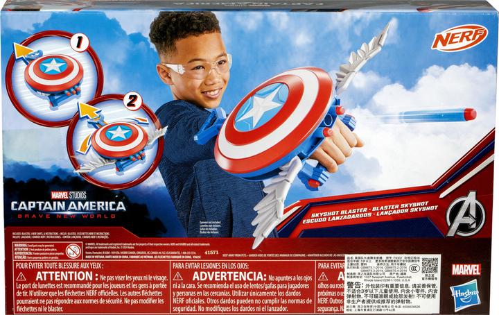 Produktbild Hasbro Marvel Captain America Brave New World Skyshot Bla