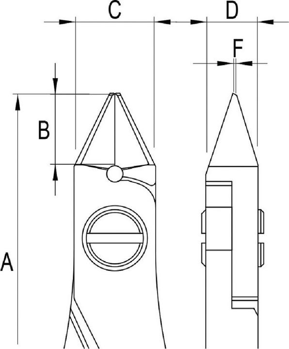 Immagine prodotto Futuro BRW Taglierine laterali per l'elettronica (120 mm)
