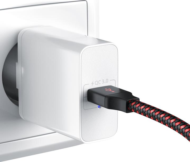 Image du produit Aplic Chargeur USB 3000 mA, alimentation avec fonction de charge rapide, Quick Charge 3.0, Smart Charge (18 W)