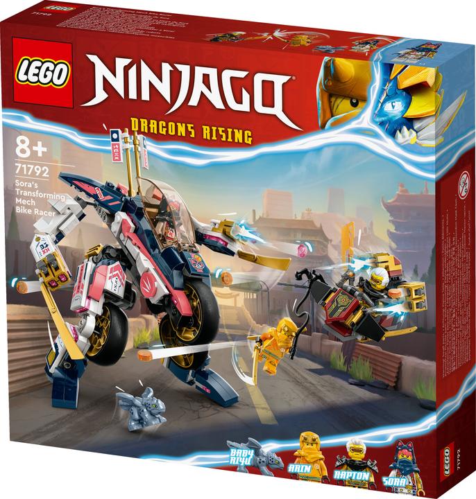 Produktbild LEGO Ninjago Soras Mech verwandelt sich in ein Rennrad (71792). (71792, LEGO Ninjago)