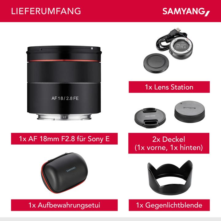 Image du produit Wiltec F2,8 (Sony E, APS-C / DX, Plein format)