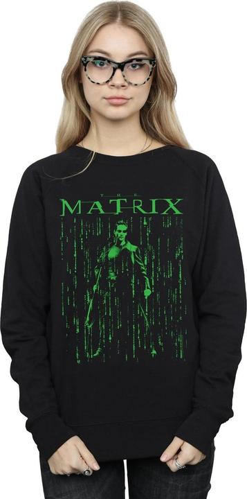 Actual product image The Matrix Womens/Ladies Neo Neon Sweatshirt (XL)