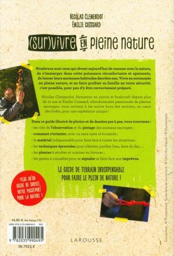 Image du produit Larousse pratique (Sur)vivre en pleine nature (Français, Cuissard Emilie, Clémendot Nicolas, 2021)