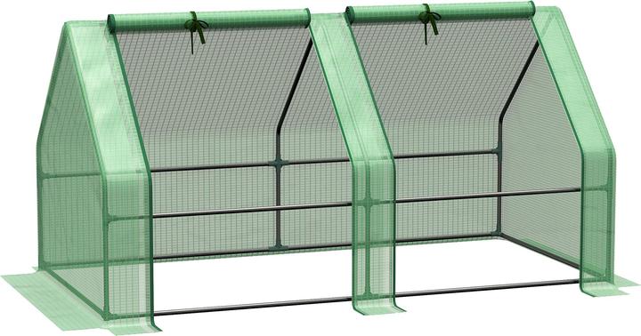 Produktbild Outsunny Gewächshaus mit Stecksystem Aufbau