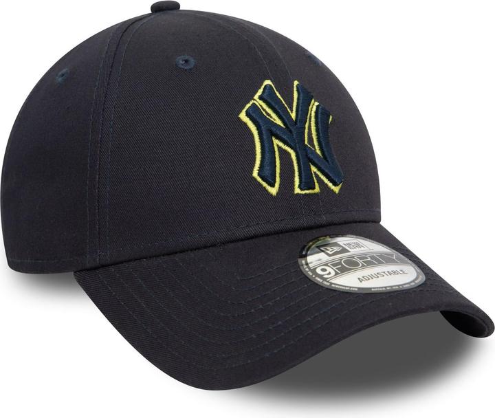 Actual product image New Era 9Forty Strap Cap - OUTLINE New York Yankees navy