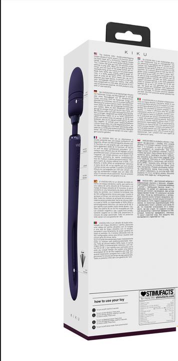 Actual product image Shots Kiku - Double Wand with G-Spot Flapping