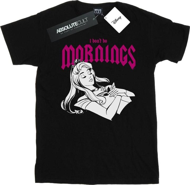 Immagine prodotto Disney Sleeping Beauty Don't Do Mornings Maglietta Ampia Donna (4XL)