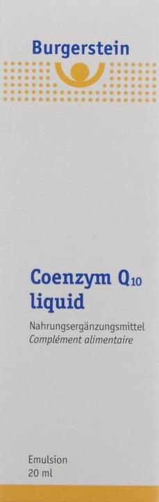 Image du produit Burgerstein Coenzyme Q10 liquide (1 pièce(s), Liquide, 76 g)