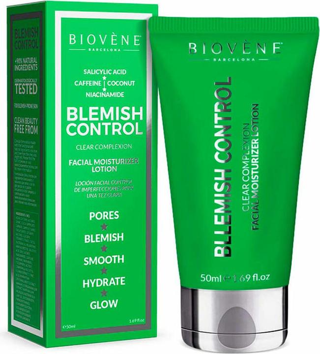 Immagine prodotto Biovène Blemish Control Clear Complexion Lozione idratante per il viso 50ml (50 ml, Tonico per il viso)