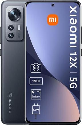 Xiaomi 12X EU (256 GB, Grey, 6.28", Dual SIM, 50 Mpx, 5G)