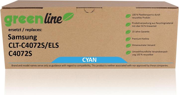 Produktbild Inkadoo Toner greenline ersetzt Samsung CLT-Y 4072 S/ELS / Y4072S Toner