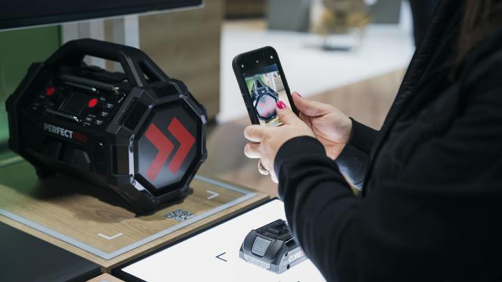 Actual product image PerfectPro Rocktagon 18V (DAB+, FM, Bluetooth)