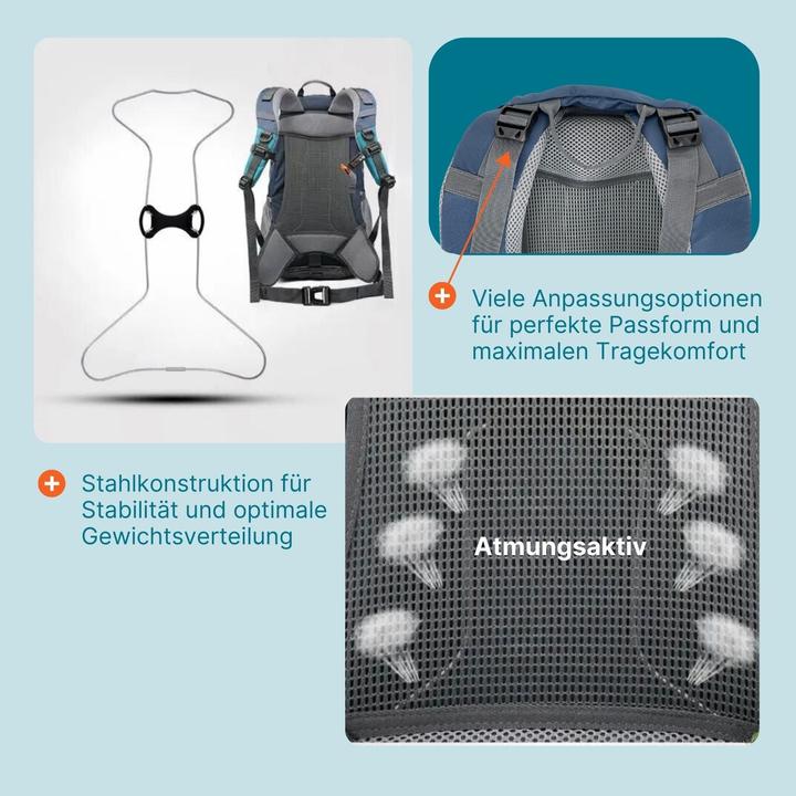 Produktbild Hermex Wanderrucksack Trekkingrucksack Outdoorrucksack Camping-Rucksack (50 l)