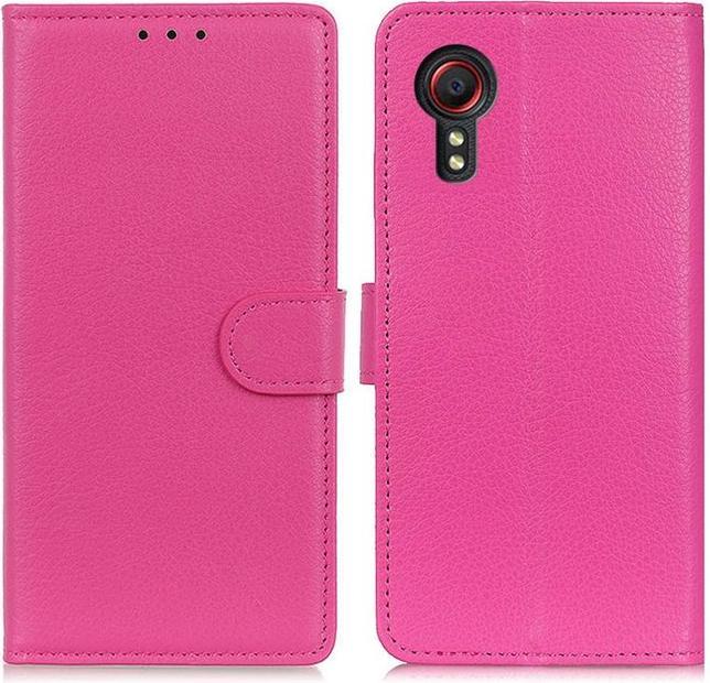Actual product image MU Classic Litchi Leather Bookcover Series (Samsung Galaxy Xcover 7)