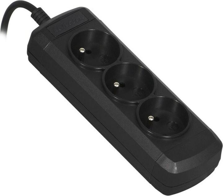 Actual product image Activejet COMBO-IEC-3G/1.5M ext Extension Cable 1 5 m 3 AC Outputs Indoor Black (3 x, CEE 7/5, 1.50 m)