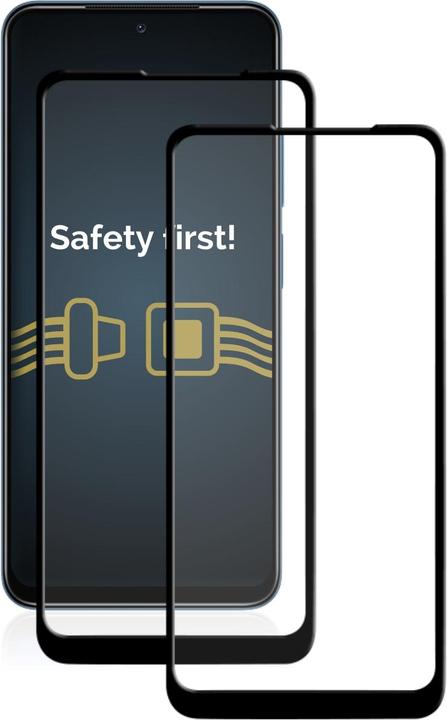 Immagine prodotto Savvies Protezione dello schermo in vetro blindato a schermo intero (2 Pezzo/i, Xiaomi Redmi Note 11)