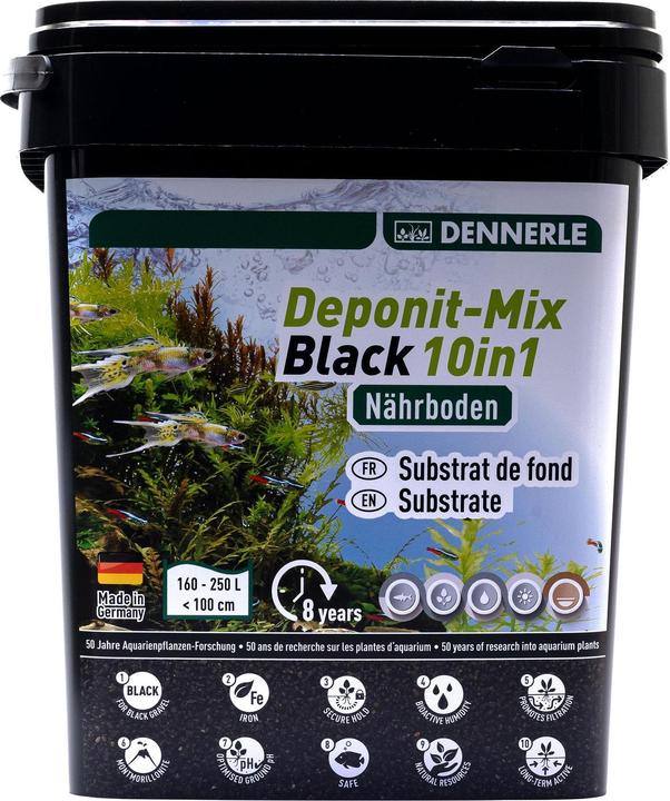 Image du produit Dennerle DeponitMix Black 10in1 (Entretien des plantes d'aquarium)
