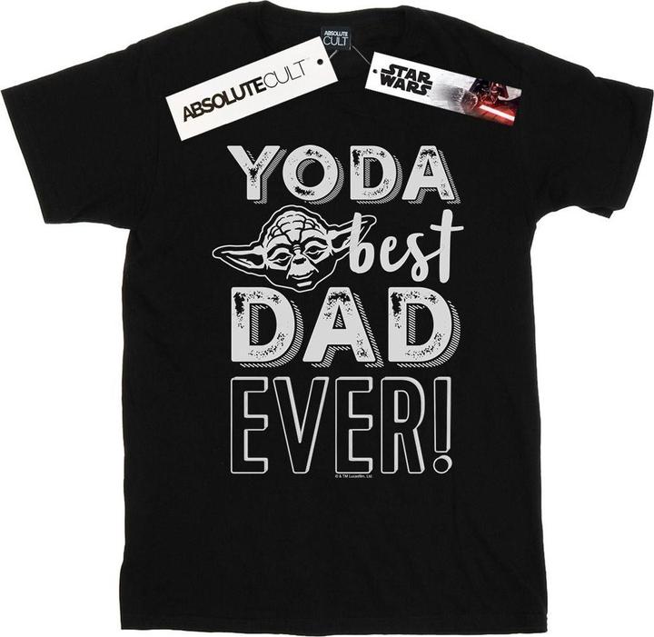 Star Wars Yoda Best Dad TShirt (M)