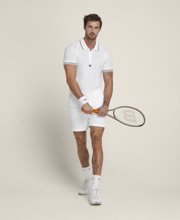 Actual product image Wilson Player's Seamless Polo Men white (XL)