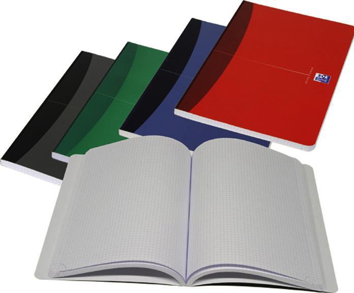 Image du produit Oxford Cahier d'exercices (A4, Quadrillé, Couverture souple)