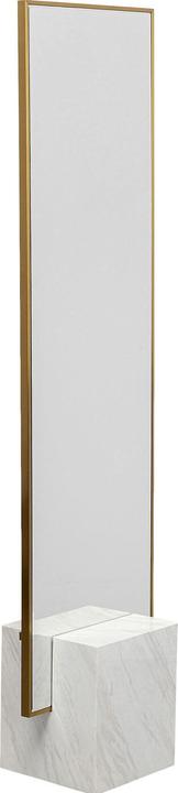 Kare Design Miroir sur pied Hulda laiton 46x180cm