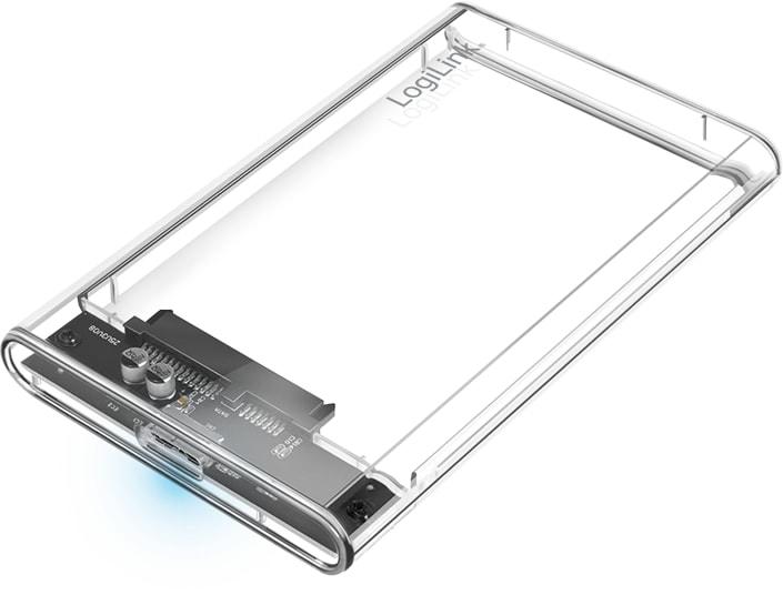 LogiLink Boîtier pour disque dur 2,5", HDD/SSD, USB 3.0, sans outils (2.5")