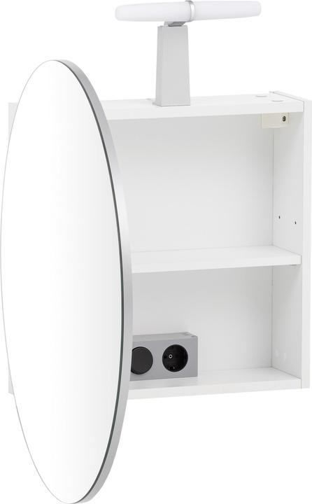 Image du produit Schildmeyer Bjarne armoire de toilette ronde blanc mat