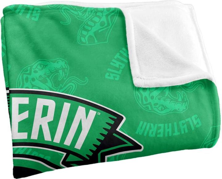 Actual product image Ambition, Cunning, Pride Slytherin Blanket
