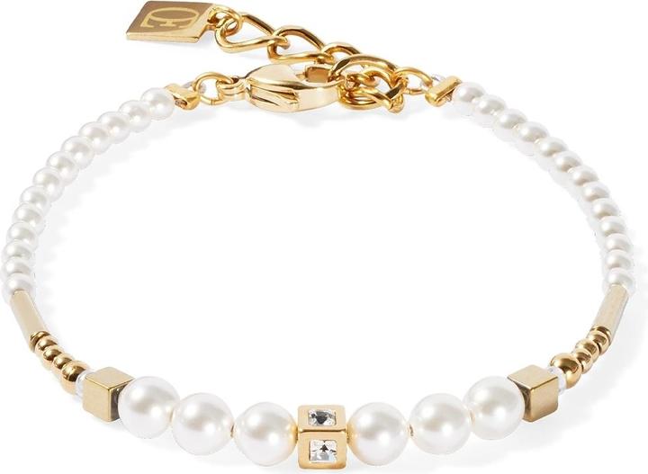 Produktbild Coeur de Lion Armband Weiss-Gold (18 cm, Edelstahl)