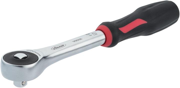 Produktbild Vigor 360° Drehgriff-Umschaltknarre ∙ V6008 ∙ Vierkant 10 mm (3/8 Zoll) ∙ 237 mm (3/8")