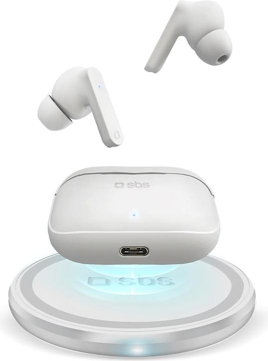 Actual product image SBS Urban Pro Headphones True Wireless Stereo (TWS) In Ear Call/Music Bluetooth White (4 h, Wireless)