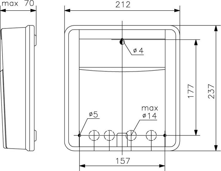 Actual product image ALRE Sauna control Saunatherm VU Dry D4700653