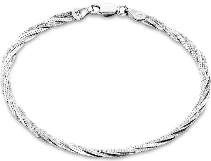 Immagine prodotto Amor Bracciale di base per ogni giorno e occasione (19 cm, Argento)