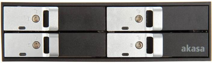 Immagine prodotto Akasa Telaio per unità Elite da 5,25 pollici per quattro HDD/SSD da 2,5 pollici