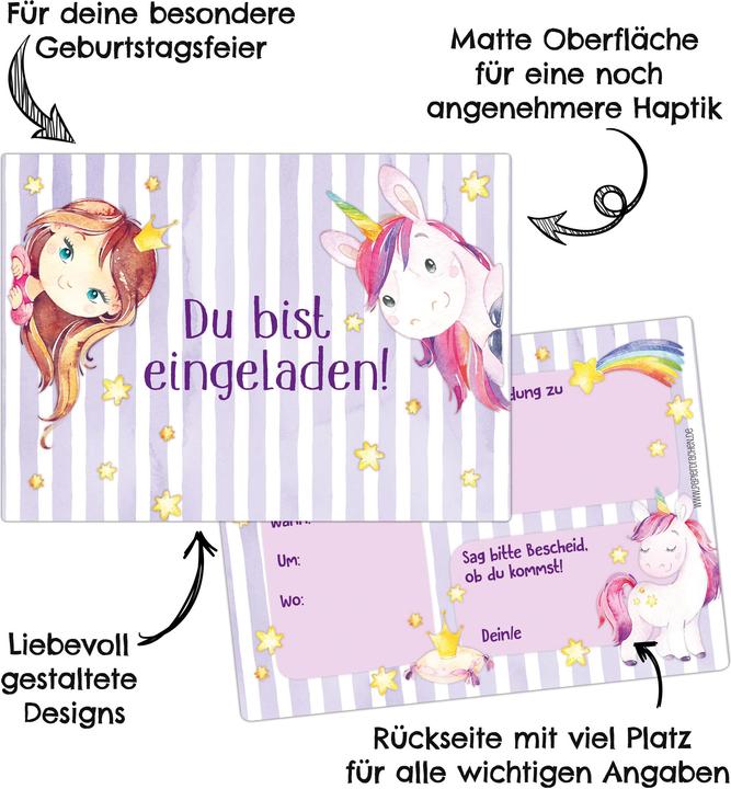 Image du produit Papierdrachen 12 cartes d'invitation (12 pcs)