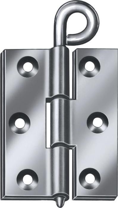 Immagine prodotto Vormann Cerniera a deflettore Altezza 70 mm Larghezza 55 mm Spessore 3 mm Acciaio blu galvanizzato battuto