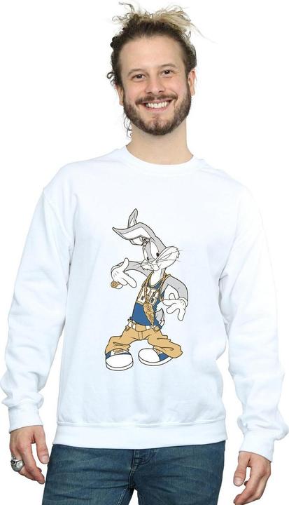 Immagine prodotto Looney Tunes Rapper Felpa Bugs Bunny Uomo (L)