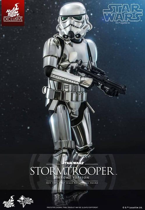 Produktbild Hot Toys Star Wars “Stormtrooper (Chrome Version)” 1/6 Actionfigur