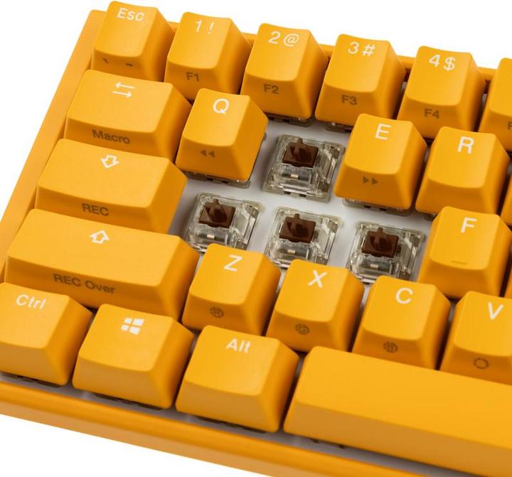 Produktbild Ducky One 3 Yellow SF Gaming Keyboard, RGB LED - MX-Brown (US) (US, Kabelgebunden)