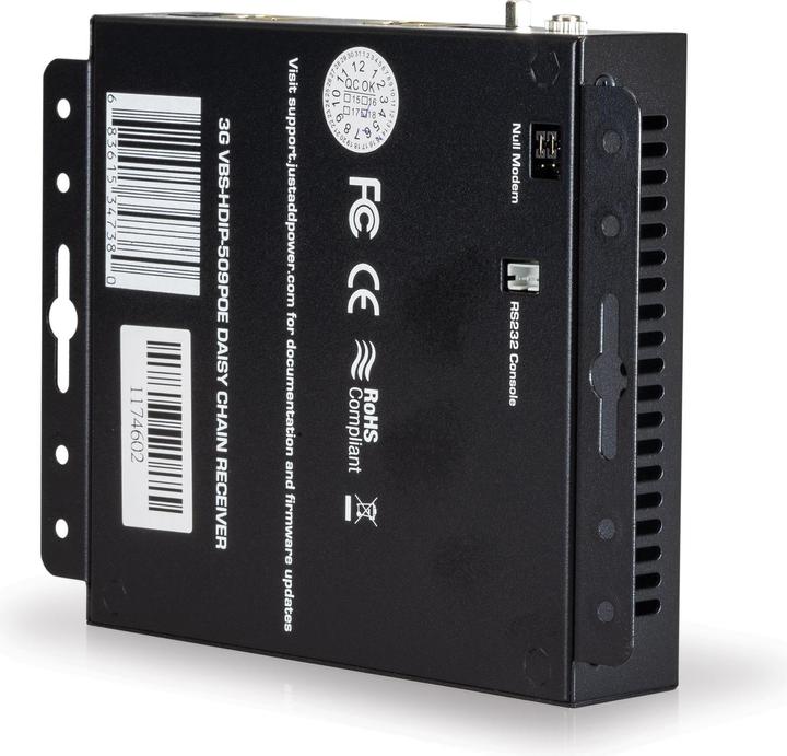 Actual product image Just Add Power IP Receiver VBS-HDIP-509POE HDMI, PoE, Daisy-Chain, 4K