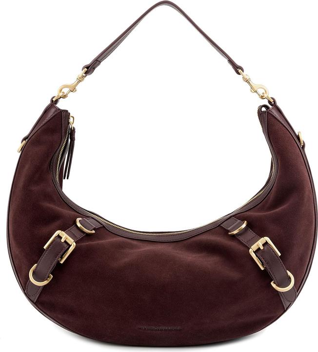 Les Visionnaires Enya Schultertasche Leder 46 cm