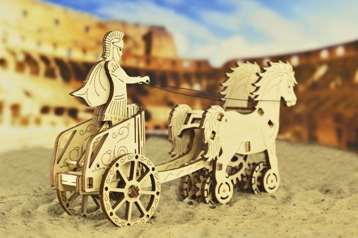 Actual product image WoodenCity Roman Chariot