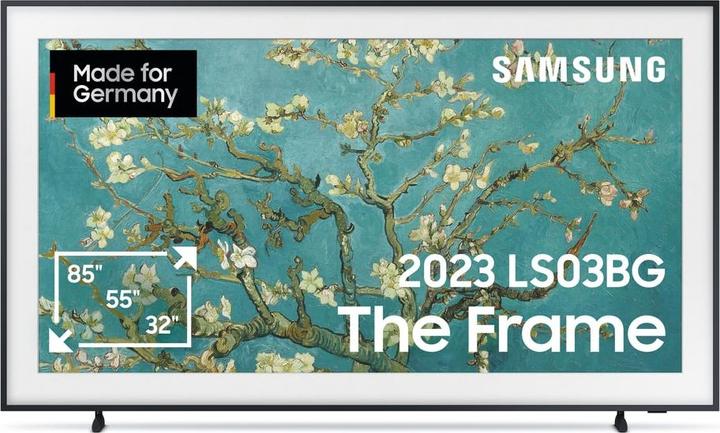 Actual product image Samsung The Frame GQ65LS03BGU (65", LS03BG, QLED, 4K, 2023)