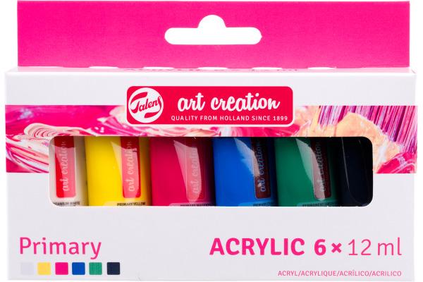Produktbild Royal Talens Talens Art Creation Acrylfarben-Set Primär, 6x12ml (12 ml)