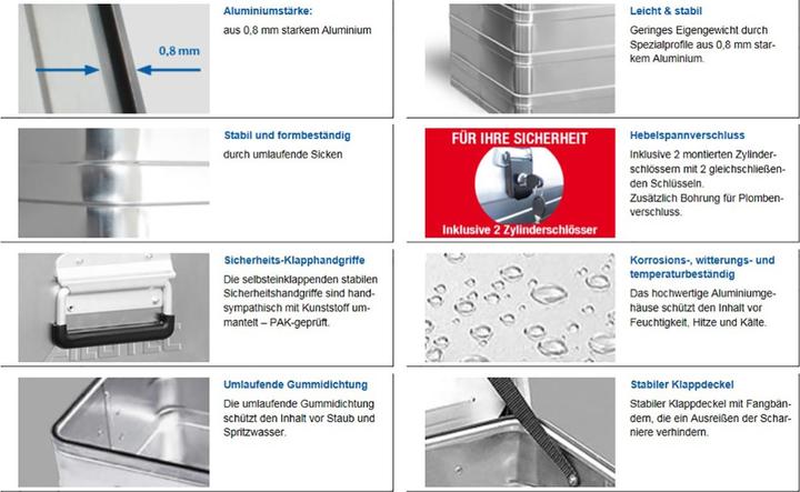 Image du produit Alutec Boîte en aluminium Classic 30